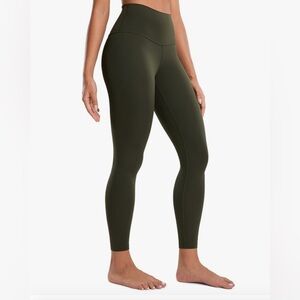 Zobha Dark Green High-Rise Leggings